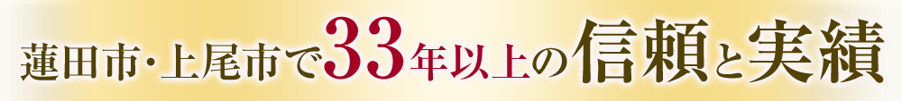 信頼と実績
